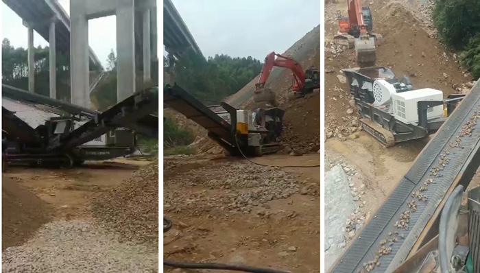 移动碎石机在高铁建设中的应用 移动碎石机在高铁建设中的应用