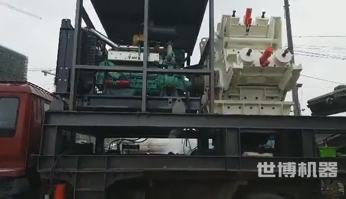 轮胎移动式破碎站 轮胎移动式破碎站