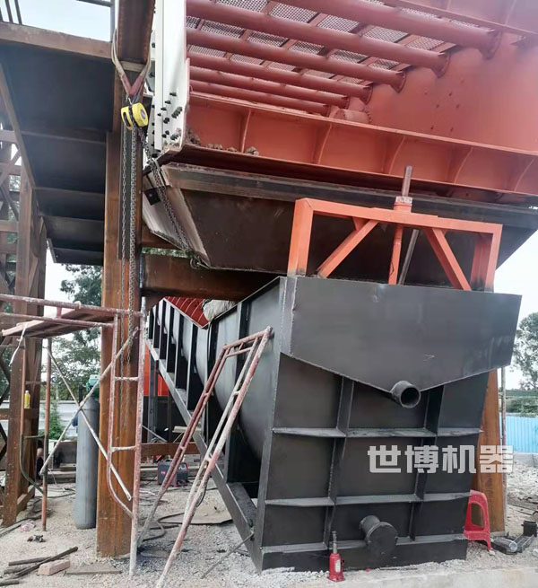 螺旋洗砂机安装现场 螺旋洗砂机安装现场
